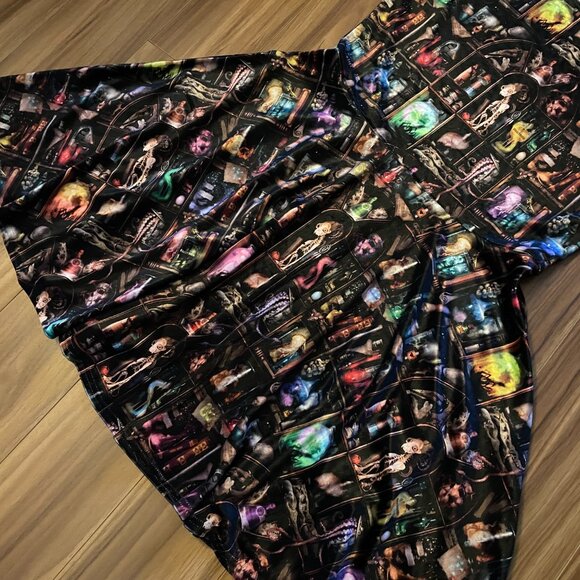 Black Milk Cabinet of Curiosity Velvet Princess Skater Dress - Picture 6 of 9